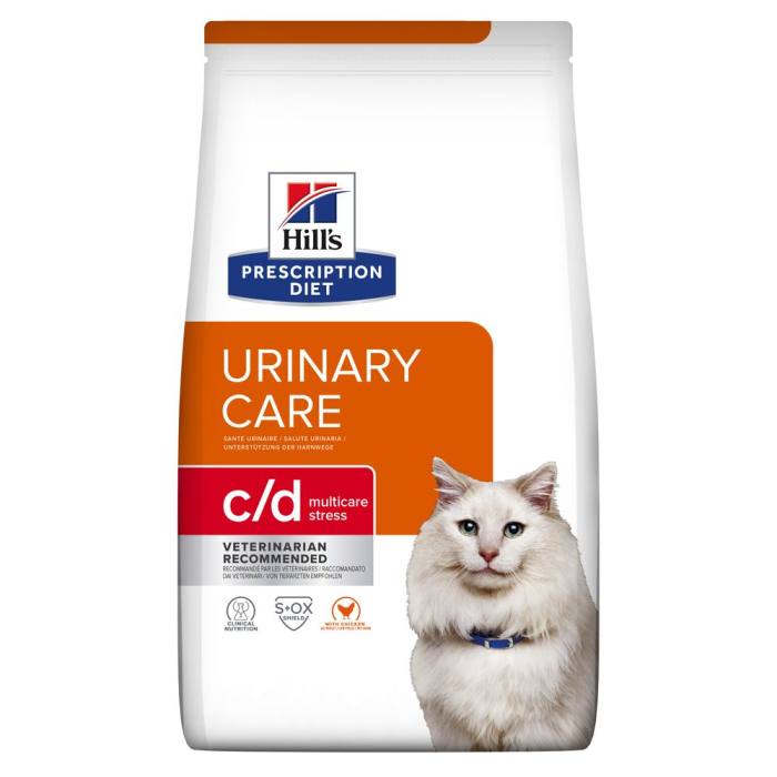 Hills CAT PD C/D Urinary Stress для котів з циститом схильних до стресу, з куркою
