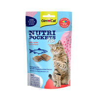 GimCat Nutri Pockets Fish Salmon ласощі для котів з лососем