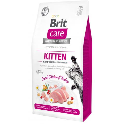 Сухий Корм Brit Care Cat GF Kitten HGrowth & Development