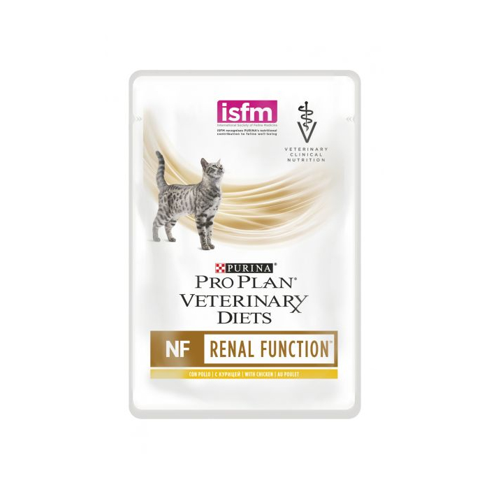 Pro Plan Veterinary Diets NF Renal Function Advanced Care для котів при хронічній хворобі нирок, з лососем, пауч