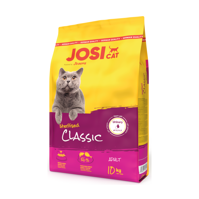 JosiCat Sterilised Classic для дорослих стерилізованих котів 10 кг