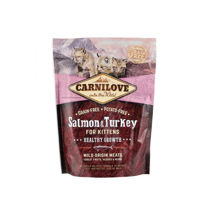Carnilove CAT Salmon & Turkey Kitten для кошенят лосось та індичка