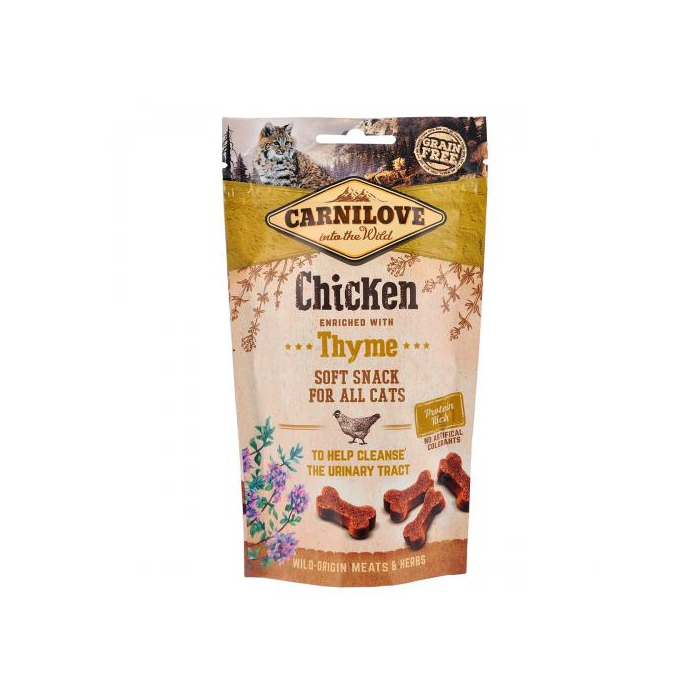 Ласощі Carnilove CAT Semi Moist Snack для котів курка та тимьян