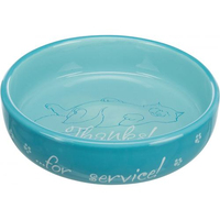 Миска Trixie для котів коротконосих порід керамічна 15см 300мл