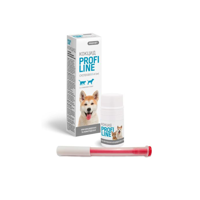 ProVet Profiline Кокцид антигельмінтний препарат суспензія для котів та собак