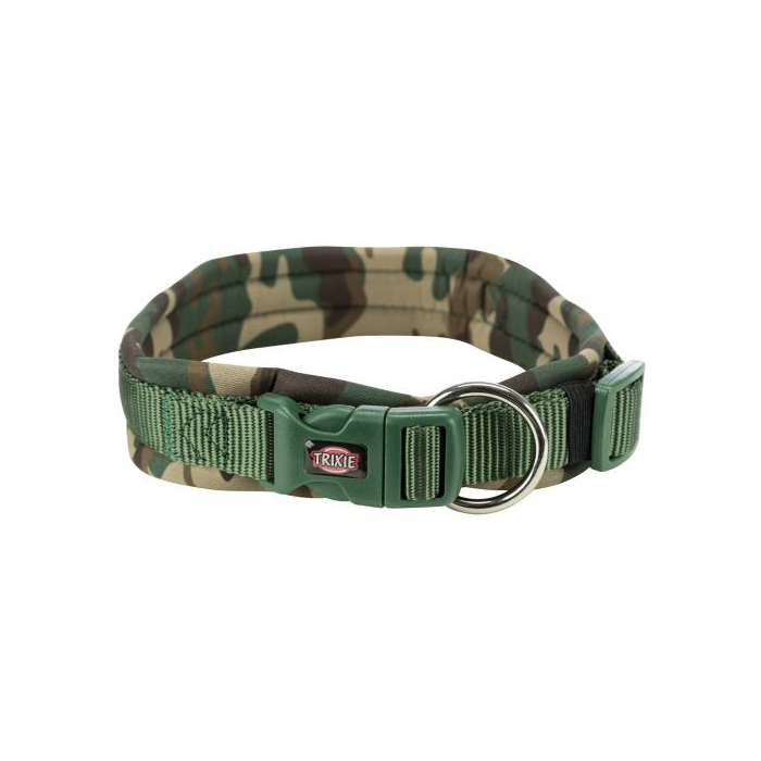 Нашийник Trixie для собак Silver Reflect з лапами світловідбиваючий S-M 30-45см 15мм