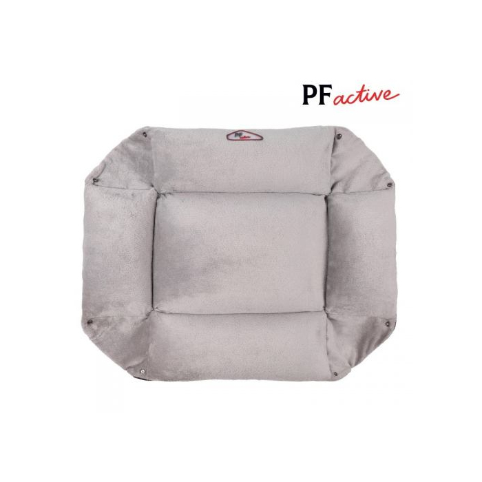 Лежак-трансформер Pet Fashion Simon сірий та чорний для собак 54х66х20см