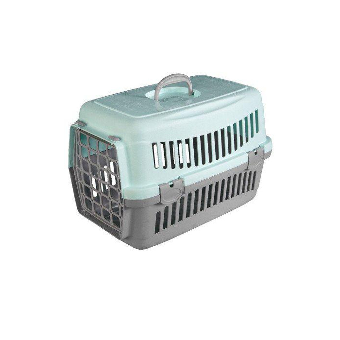 Переноска AnimAll м'ятно-сіра для собак і котів