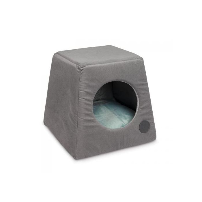 Дім-лежак Pet Fashion Tutti сірий для котів 36x36x34 см