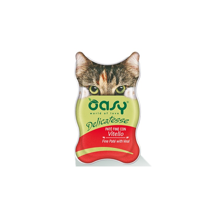 Oasy Wet Cat DELICATESSE  консерва для котів з яловичини 85гр 342245