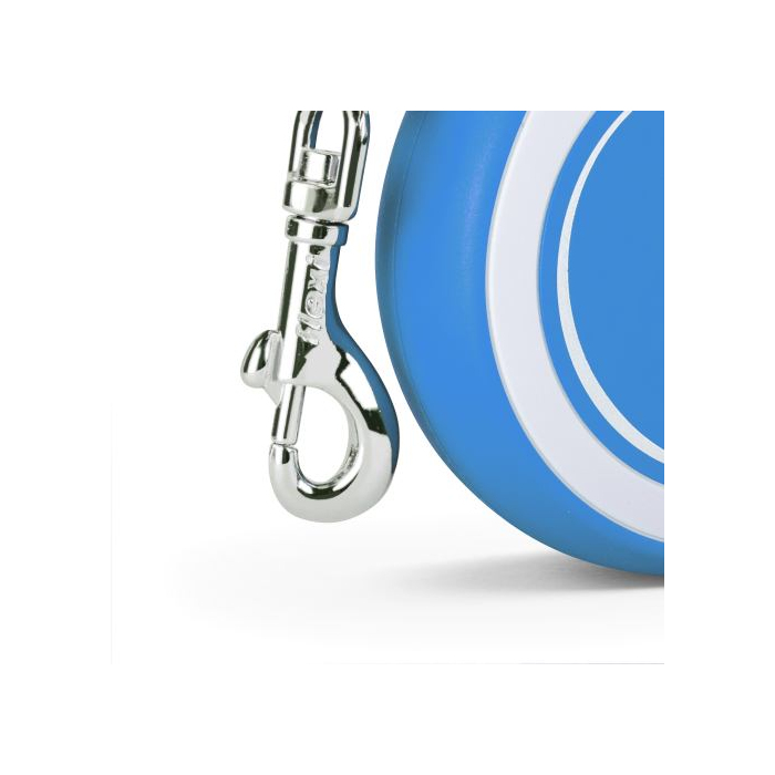 Рулетка Flexi New Comfort синя для собак стрічка розмір XS 3м