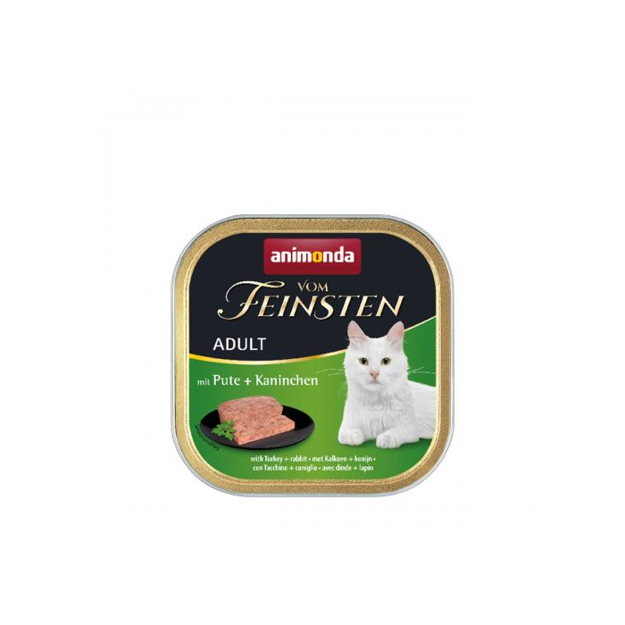 Animonda Vom Feinsten Adult with Turkey and Rabbit консерва для котів з індичкою і кроликом