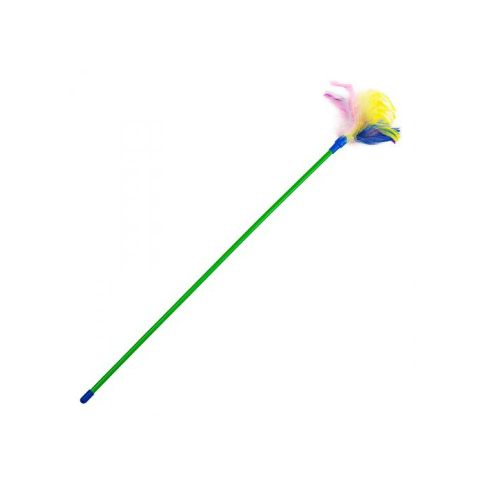 Іграшка Природа Паличка з пір'ям для кота 50см