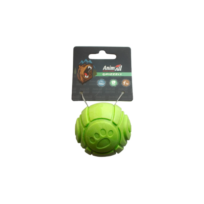 AnimAll GrizZzly іграшка для собак, м'ячик з ароматом зеленого яблука, green, 6см