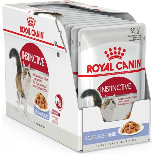 Royal Canin Instinctive wet in jelly 9+3 вологий корм, тонкі шматочки в желе, для дорослих котів, пауч 85г*12шт 11488 Royal Canin
