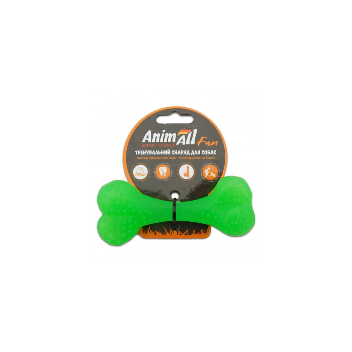 AnimAll Fun іграшка кістка зелена