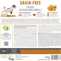 Brit Care DOG Grain-free Senior & Light для старіючих собак, беззерновий з лососем,