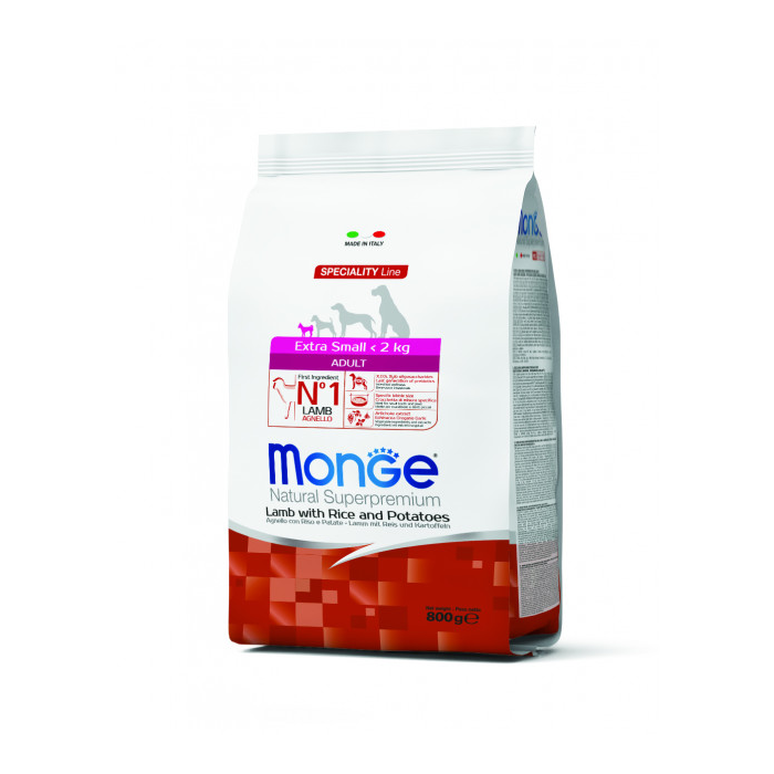 Monge dog extra small with Lamb