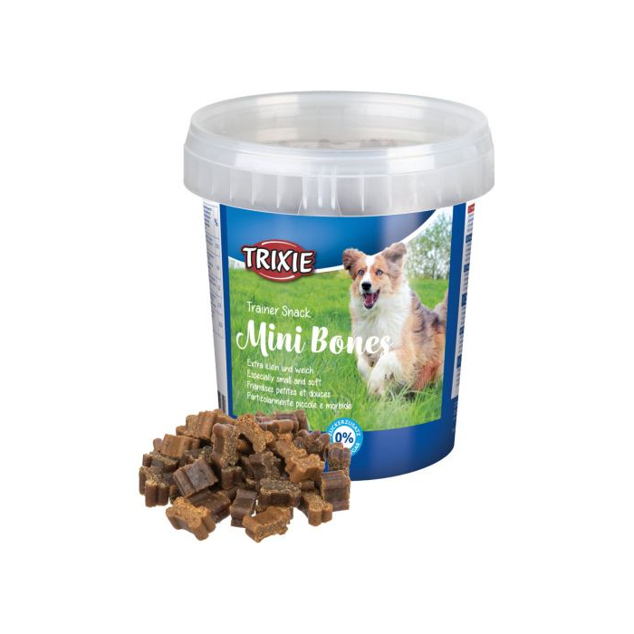 Ласощі Trixie Mini Bones (відро) для собак, асорті, 500 г 31523
