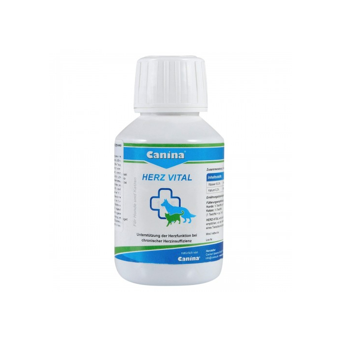 Canina Herz-Vital вітаміни для собак та котів підтримка серця