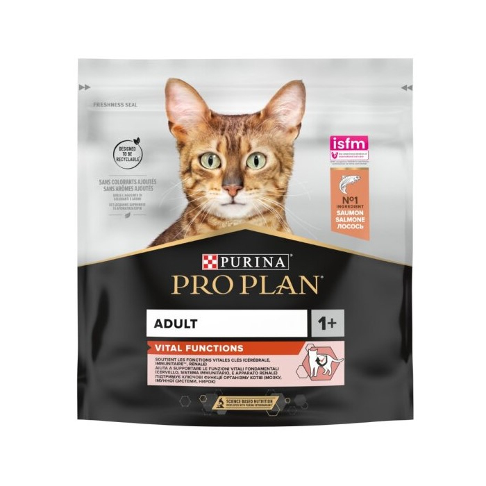 ProPlan Adult 1+ Vital Functions Salmon для дорослих котів з лососем 400г