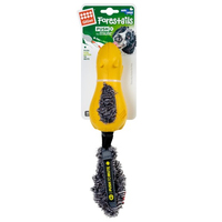 Іграшка для собак Білка з пищалкой що відключається, жовтий GiGwi Push to mute, гума, штучне хутро, 30 см 75010 GIGwi