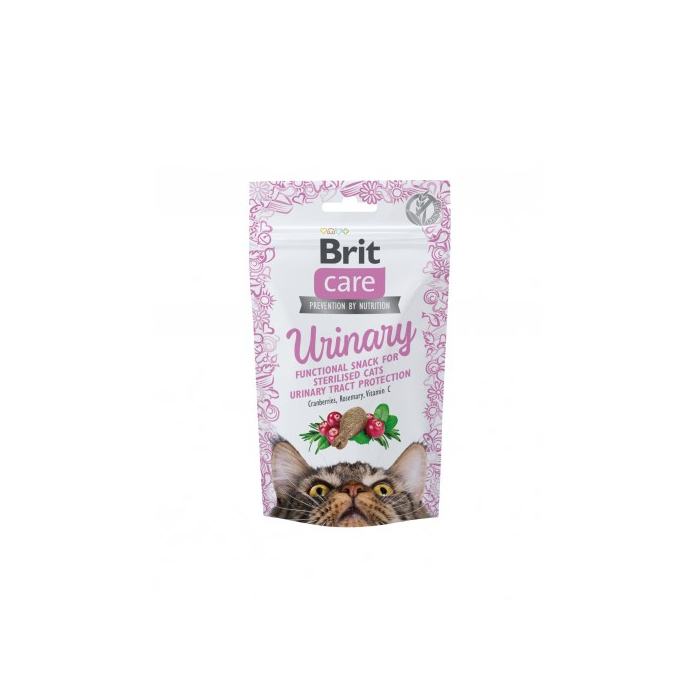 Ласощі Brit Care Cat Snack Urinary для котів  з індичкою