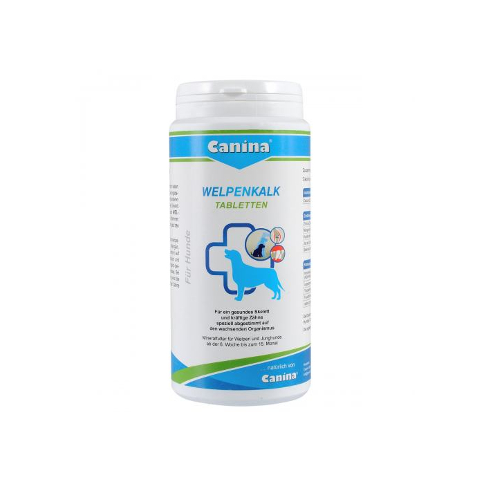 Вітаміни Canina Welpenkalk для цуценят  (350 табл)