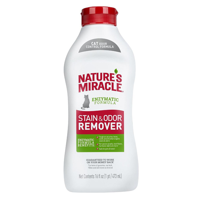 Знищувач Nature's Miracle Stain & Odor Remover для видалення плям і запахів від котів