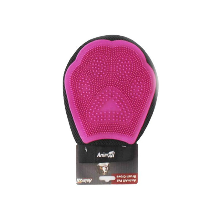 AnimAll Groom рукавичка рожева для вичісування шерсті