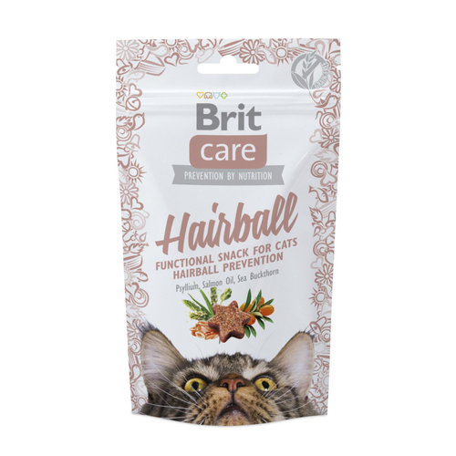 Ласощі Brit Care CAT Hairball з качкою для котів,