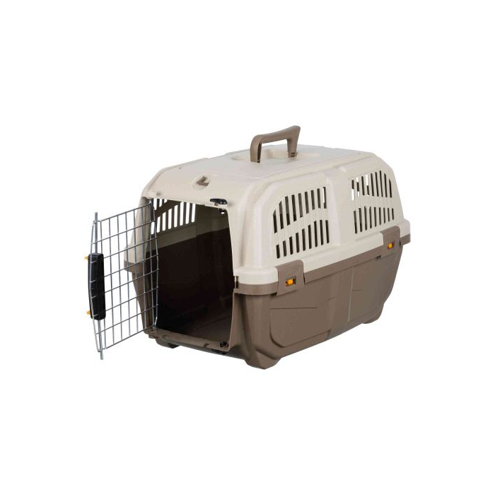 Переноска Trixie Skudo №1 коричнева для собак до 12 кг пластик XS 30х32х49см