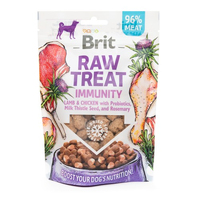Ласощі для собак Brit Raw Treat freeze-dried Immunity для імунітету, ягня і курка, 40 г 112133