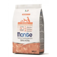 Monge Dog All breeds Puppy and Junior with Salmon