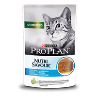 ProPlan Sterilised Nutrisavour. Мус з тріскою. Для кастрованих котів. Конс/кот 24х 2309101100