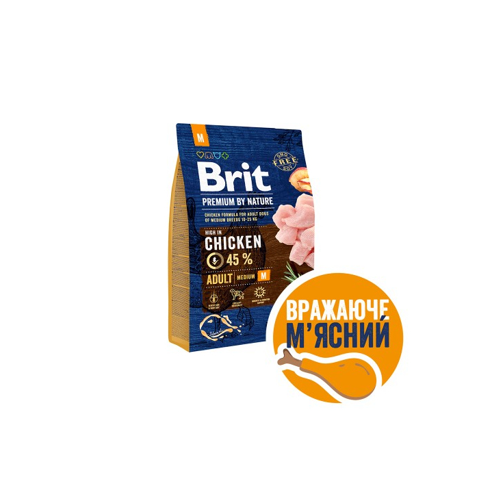 Brit Premium DOG Adult M 