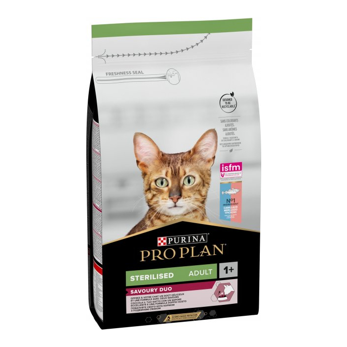 ProPlan Sterilised Adult 1+ Savoury Duo Сod & Тrout