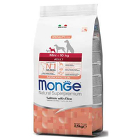 Monge Dog Mini Adult  сухий корм з ягням, рисом і картоплею для дорослих собак дрібних порід 2,5 кг 70011570