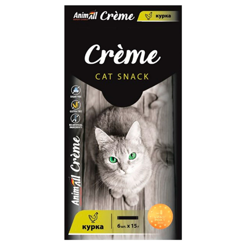 AnimAll Creme  ласощі для котів зі смаком курки