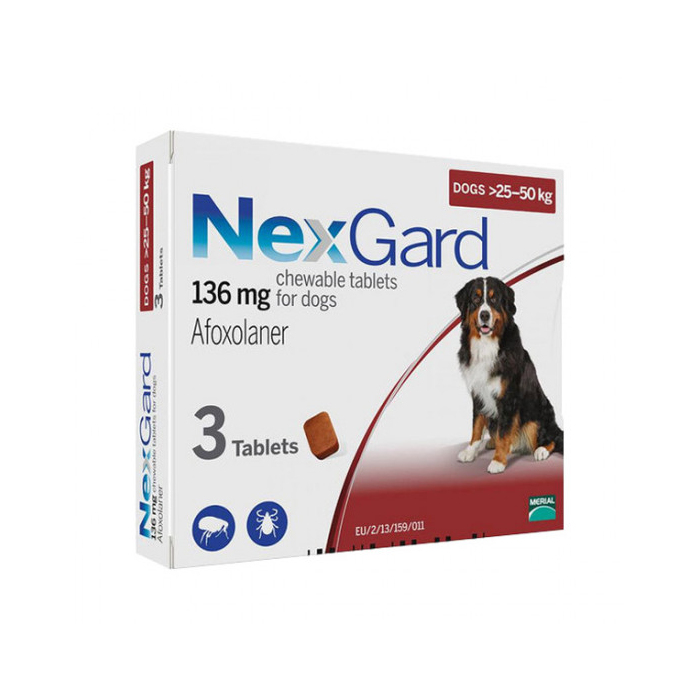 NexGard  1 таблетка для собак від бліх та кліщів
