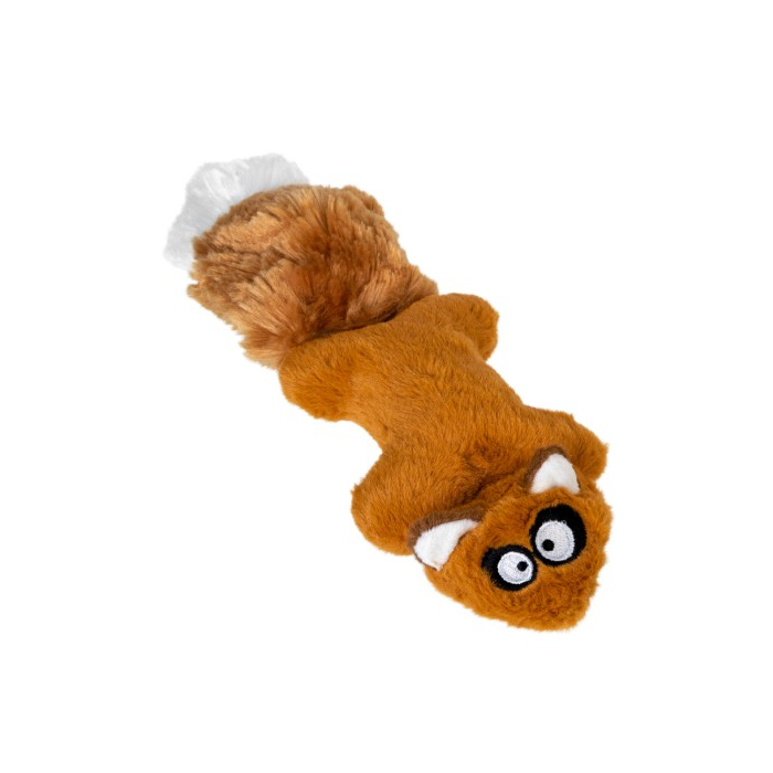Іграшка для собак Білка з 2-ма пищалками GiGwi Plush, плюш, штучне хутро, гума, 24 см 75066 GIGwi