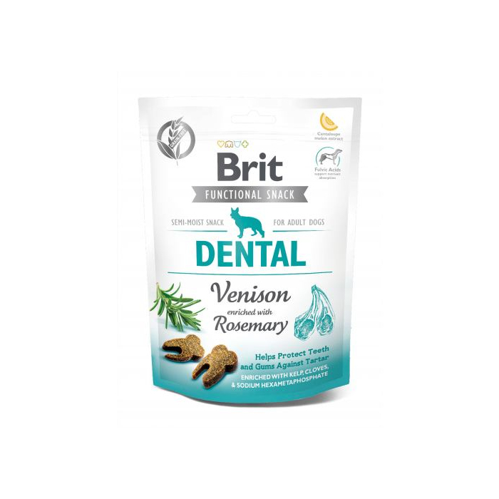 Ласощі Brit Care DOG Dental для зубів оленина з розмарином 150г