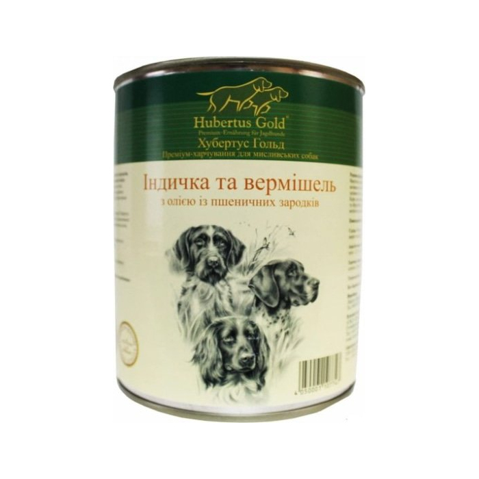 Hubertus Gold Індичка та вермішель з олією