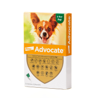 Advocate для собак до 4кг 1 піпетка від бліх кліщів та гельмінтів