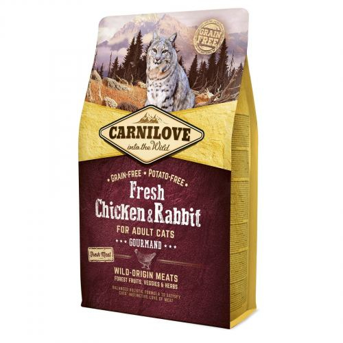 Carnilove CAT Fresh Chicken & Rabbit для дорослих котів курка та кролик