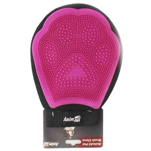 AnimAll Groom рукавичка рожева для вичісування шерсті