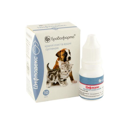 Цифлодекс  краплі очні та вушні