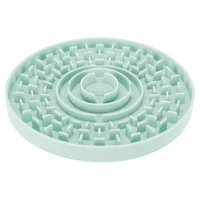 Миска Trixie для цуценят Junior для повільного годування, блакитна, пластик d=15см 34954