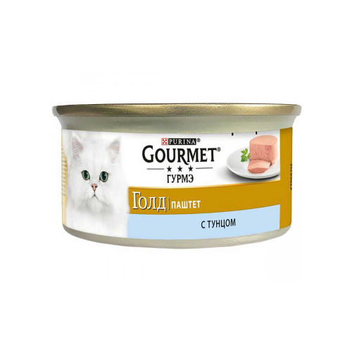 Gourmet Gold Pate Tuna консерва для коів паштет з тунцем