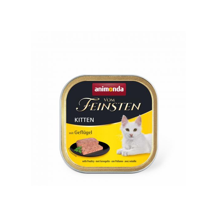Animonda Vom Feinsten Kitten with Poultry консерва для кошенят з птицею 100г